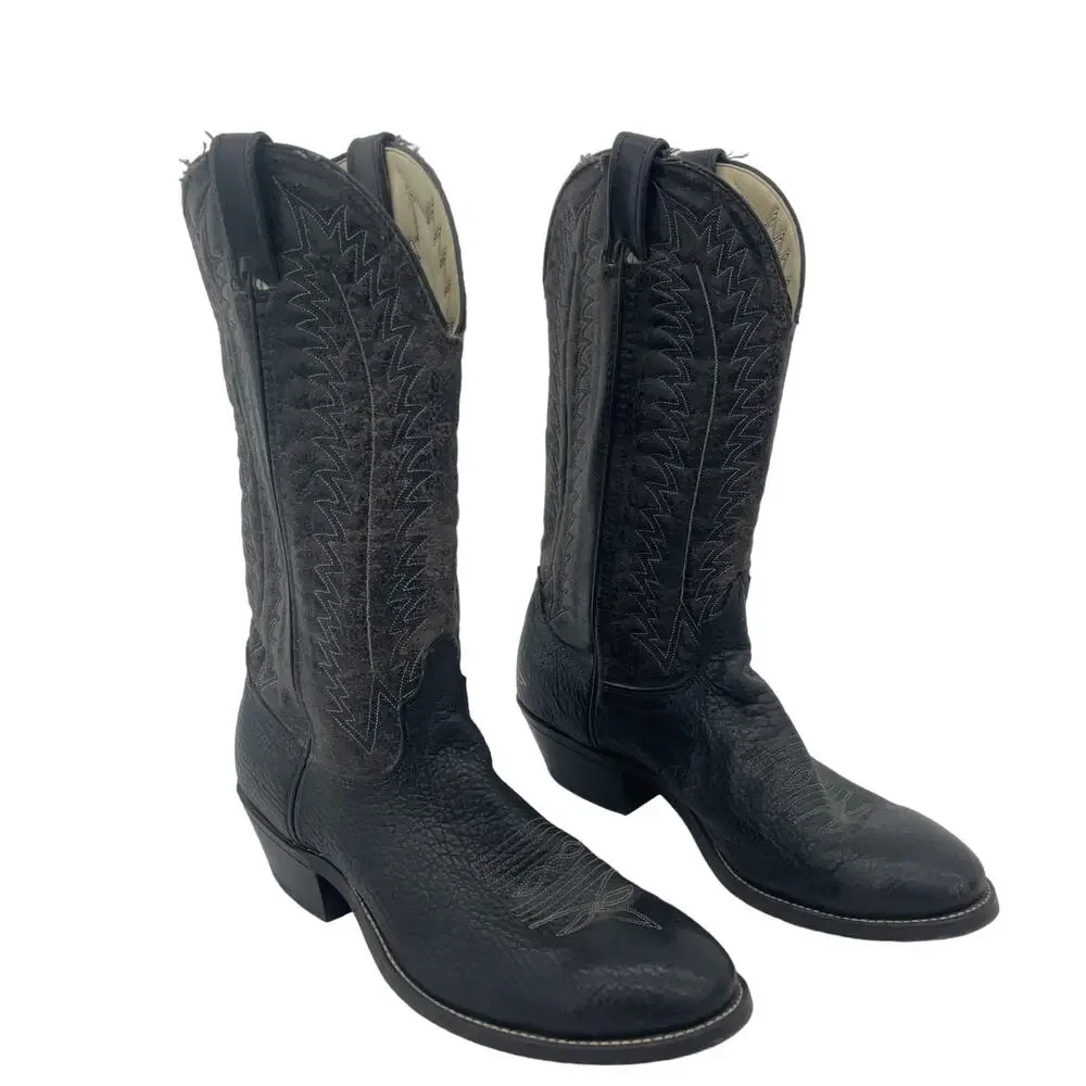 Laredo Black Western Cowboy Boots